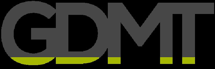 Na zdjęciu widać logo magazynu Geoinżynieria Drogi Mosty Tunel. W centralnej części zdjęcia znajduje się napis: GDMT